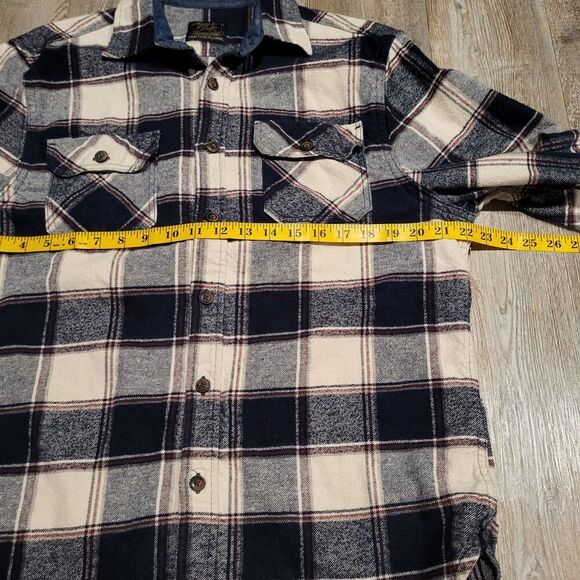 Jach's New York MFG Heritage Flannel Long Sleeve Shirt Men's Size Large - Picture 6 of 9